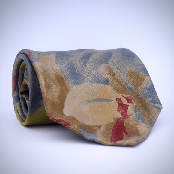 Vintage Fendi 100% Silk Tie - Abstract Pattern (59 inches) - Picture 1 of 5